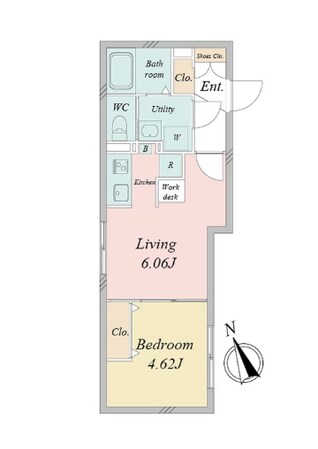 ライブフラット不動前の物件間取画像